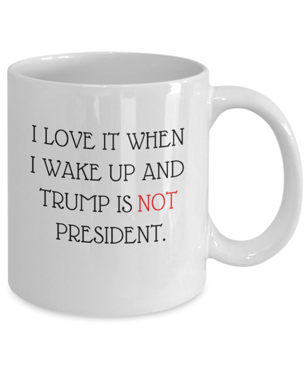 I love It When I Wake Up Coffee Cup.