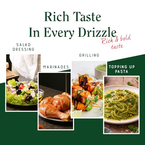 Image of Bertolli Dress & Drizz Extra Virgin Olive Oil 460ml | Easy Squeeze & Dosage Control | Cold Extracted for Rich & Bold Taste | World's No. 1 Olive Oil Brand