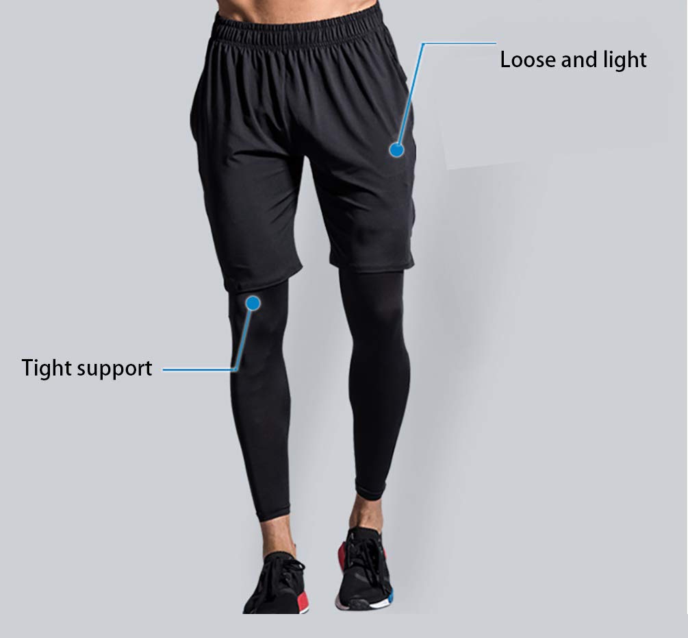 LucaSng 5 Pièces Ensemble Compression Homme Tenue Sport Fitness Vêtement de Sport avec Hoodies Vestes Shirt Compression Legging Collant Sport Short Running Jogging Cyclisme