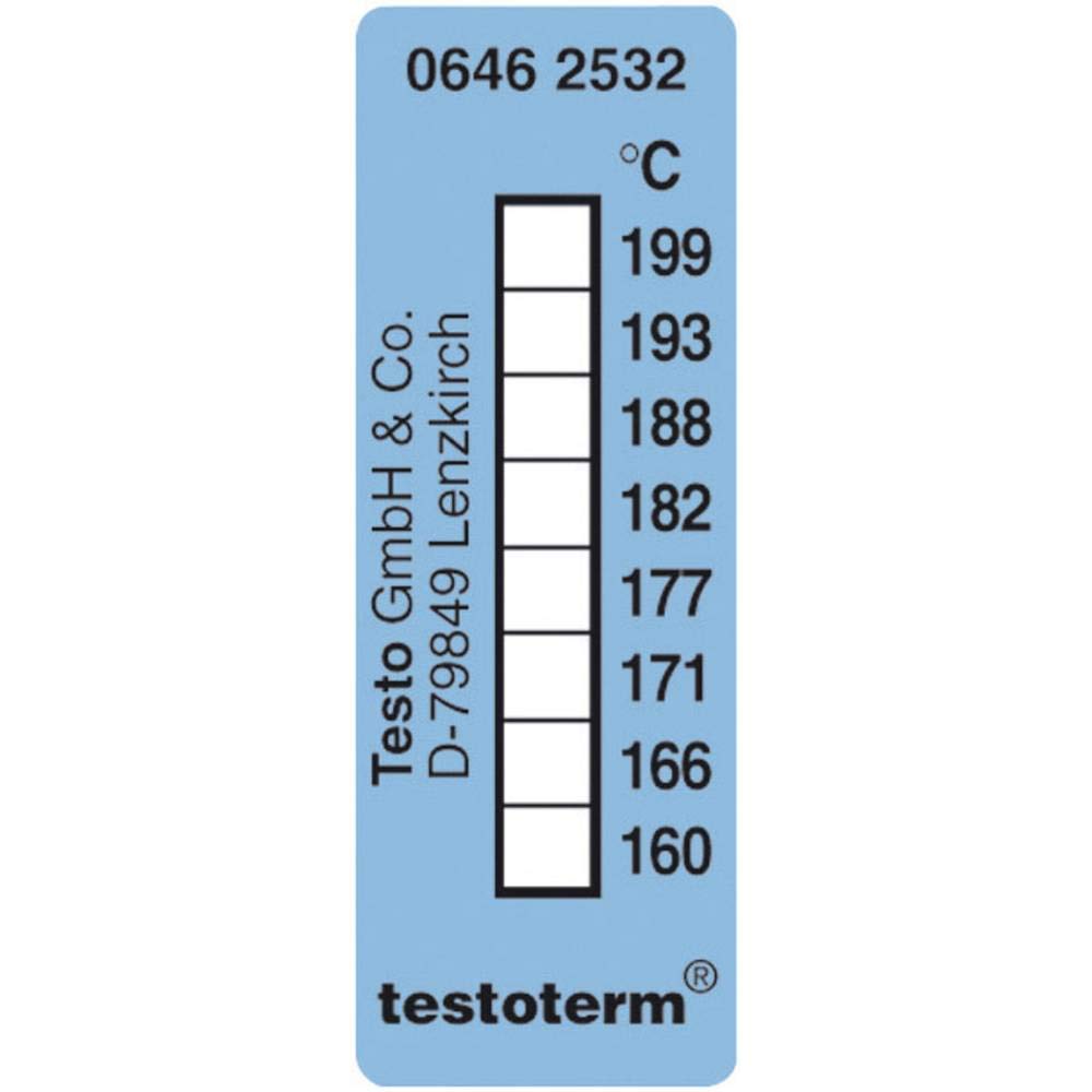 Testo 0646 2532 strisce misurazione 161... 204 gradi C