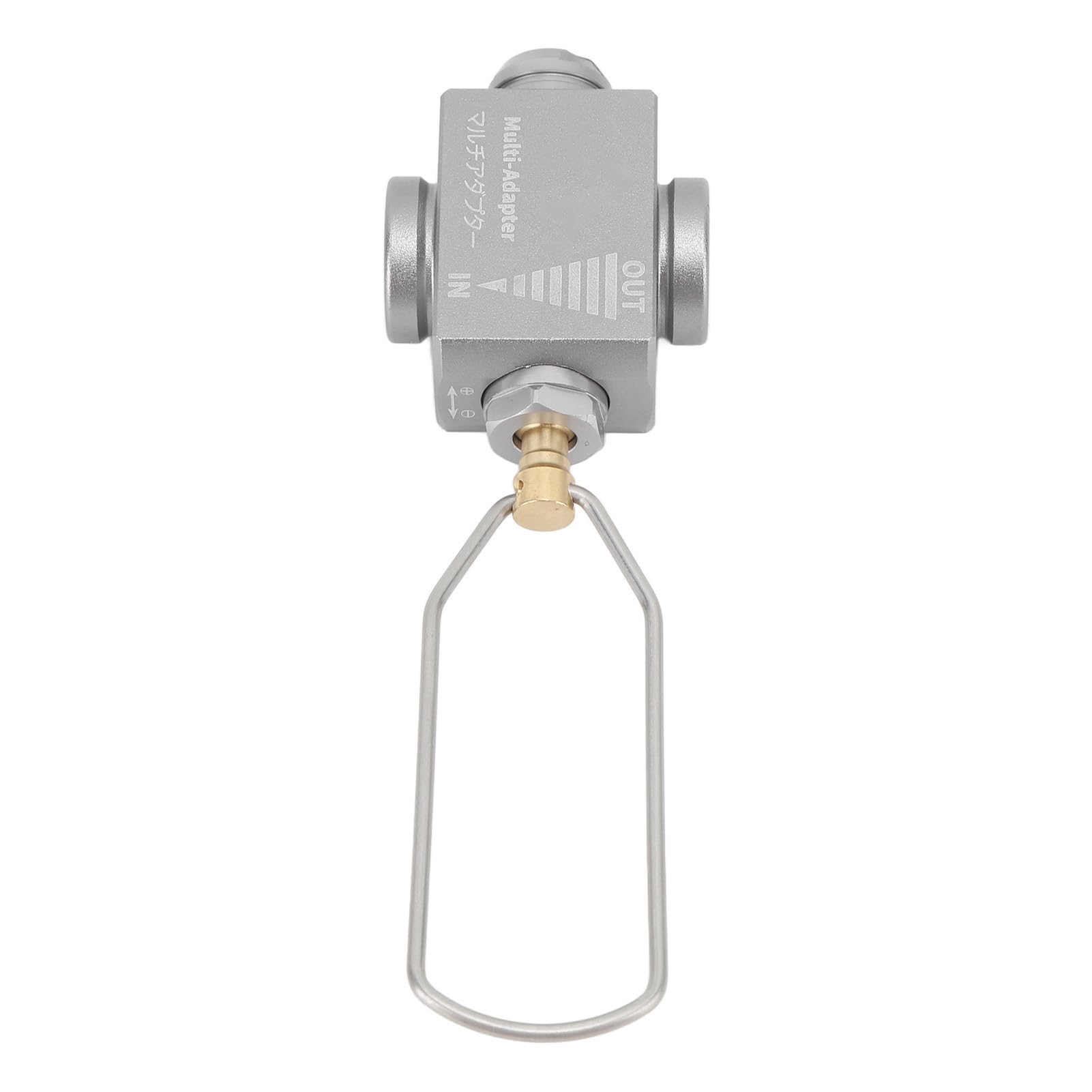 Z15 Gas Canister Refill Adapter, Adaptateur de Recharge de Gaz Portable Valve à Vent pour Camping Randonnée Pêche Activités Extérieures