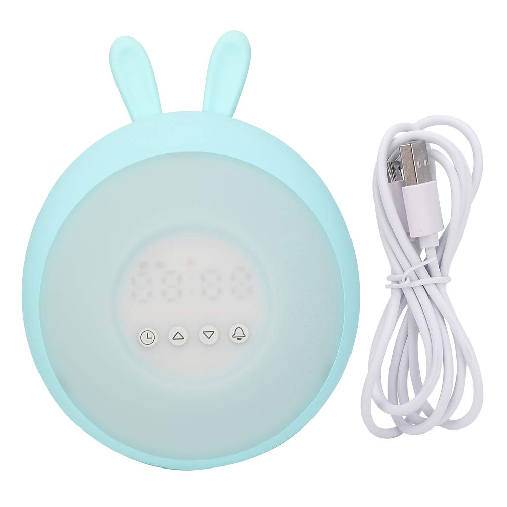 Réveil numérique en silicone doux pour illuminer le bureau des enfants