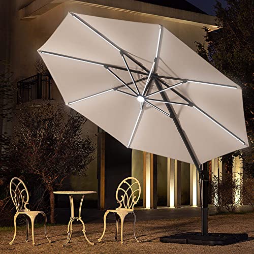Top 10 Cantilever Umbrella With Lights of 2022 Katynel