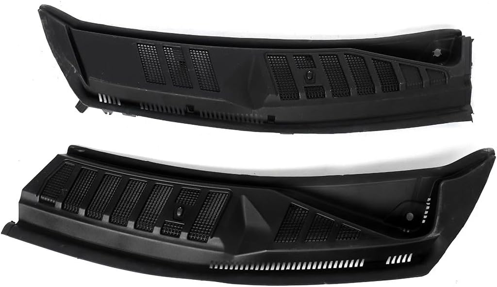 Front Windshield Wiper Cowl Panel for 2015 2016 2017 2018 2019 2020 Ford F-150 Window Cover Insert Panel with Water Pipe Replacement for FL3Z15022A69A FL3Z15022A69B