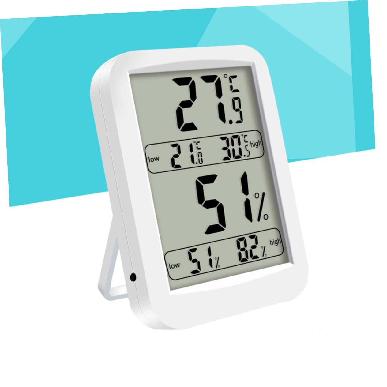 Hygromètre D'intérieur Numérique Grand Écran Abs, Haute Stabilité | Thermometre Interieur Digital, Mesure de L'humidité, Maison Chambre Bébé