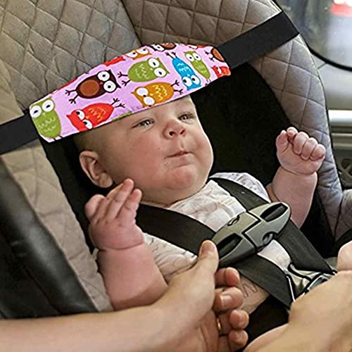 Poiuqew cabeça assento carro para bebês crianças alívio pescoço com fivela ajustável Descanso cabeça