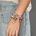 4pcs Bohemian Multi-Strands Handmade Beads Wristband Tree of Life Stretch Stackable Tassel Relationship Link Bracelets
