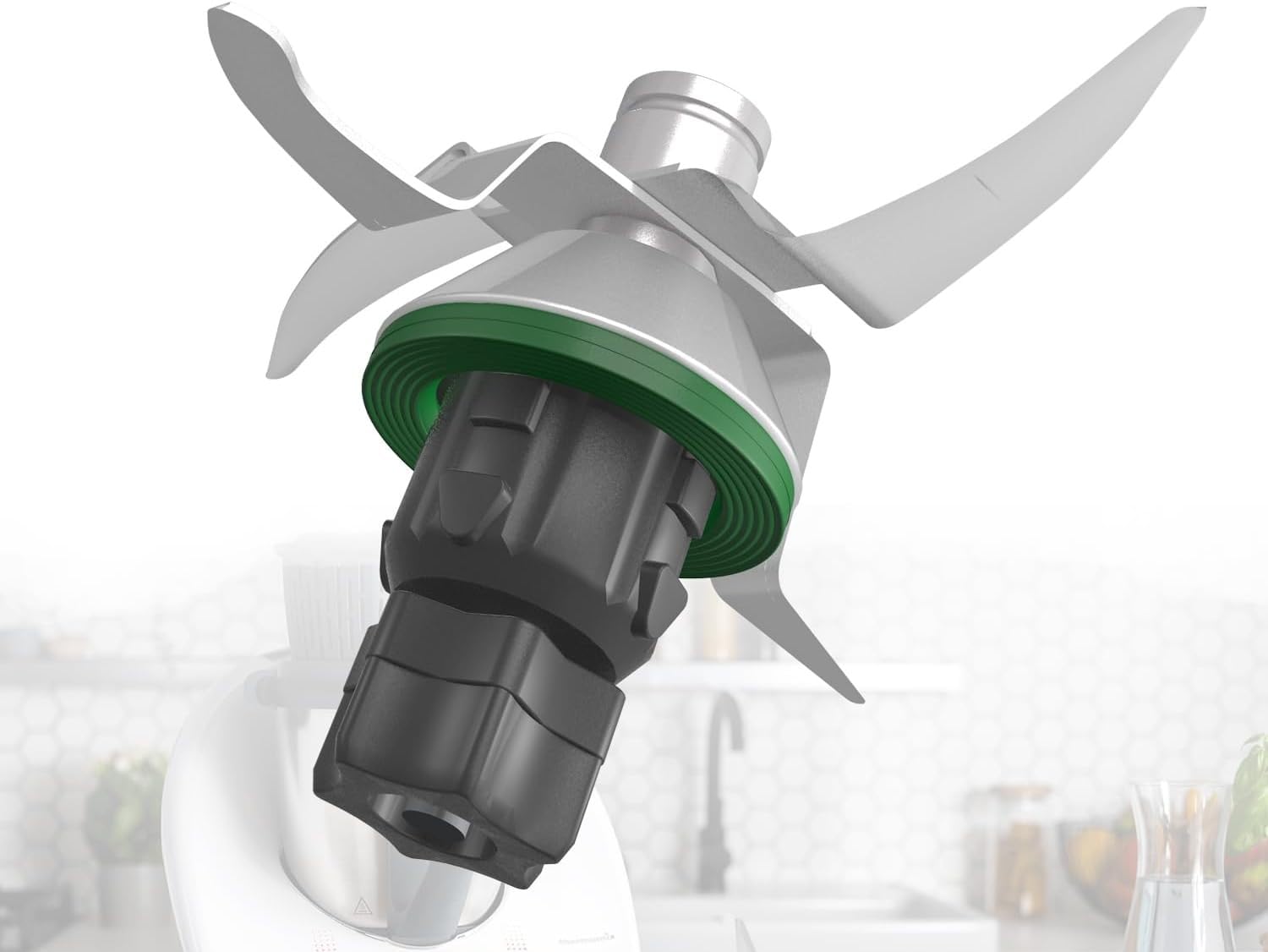 Lames De Rechange En Acier Inox Pour Thermomix TM31 - Coupe Précise Et Durable Avec Joint Inclus