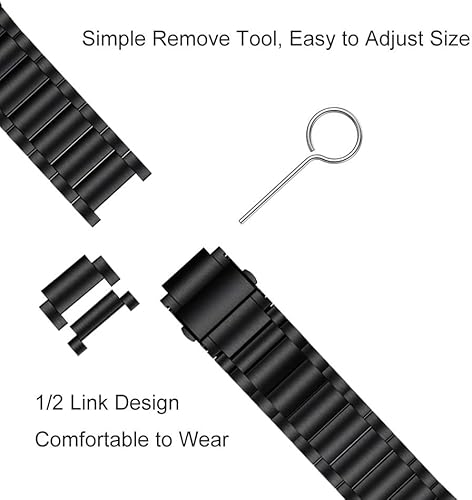 Miniatura 2 de LDFAS Fenix 8/7S/6S/5S Band, 0.787 pulgadas, correa de reloj de metal de titanio de ajuste rápido compatible con Garmin Fenix 7S/6S Pro/5S/5S