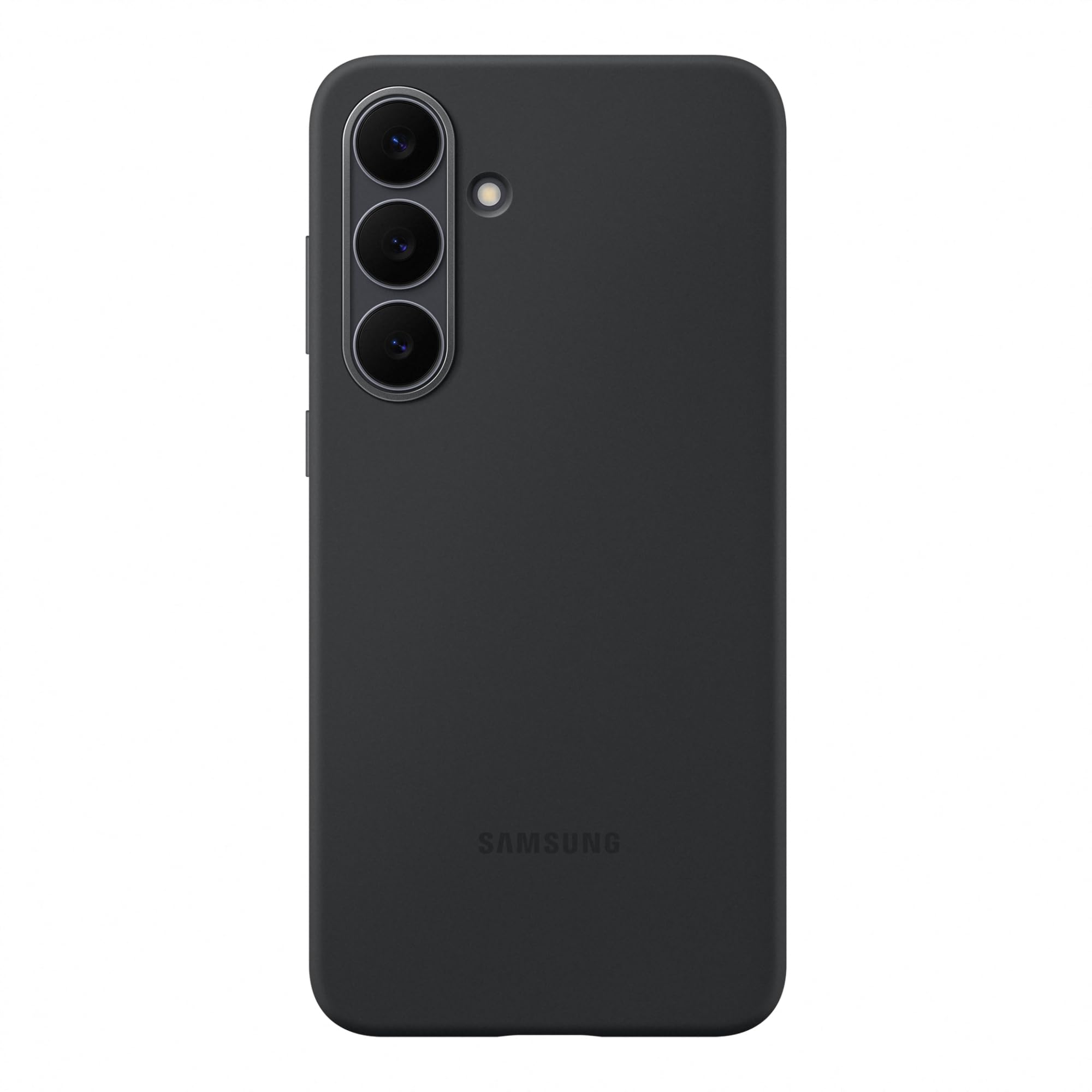 Samsung Silikonowe etui z miękkiego silikonu do Galaxy S25 FE, czarne