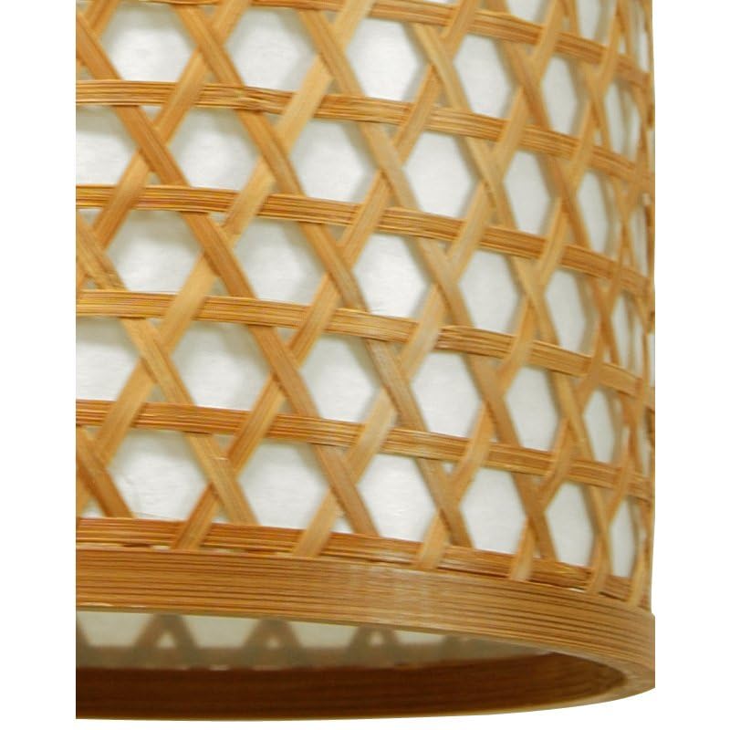 Image of Red Lantern 12 inch Desu Japanese Lattice Hanging Lantern