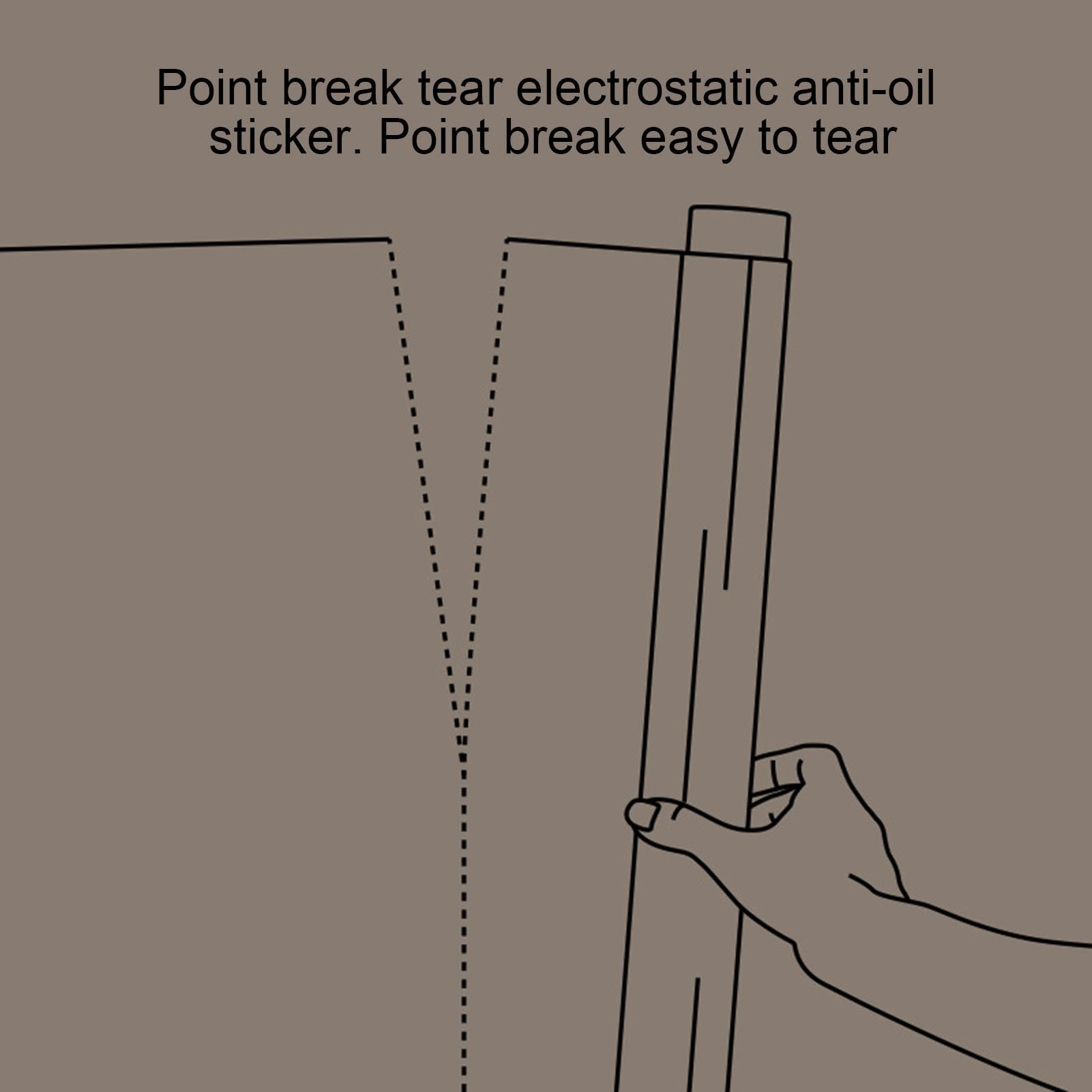 Protector de pared de cocina de – Papel pintado transparente