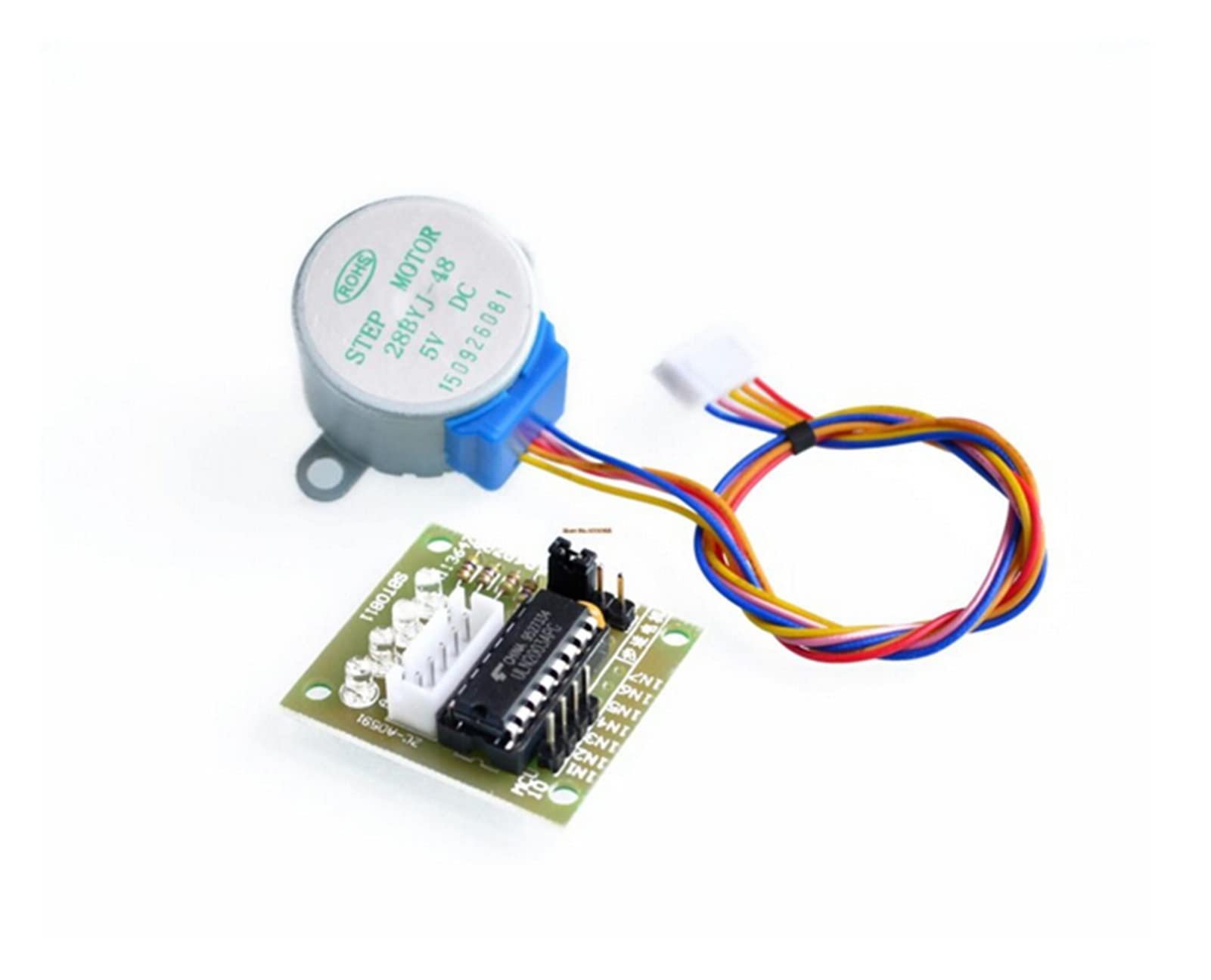 FCARUMIQP DC Motor 5V 4-Phase 28YBJ-48 Gear Step 1PCS Stepper + ULN2003 Driver Board