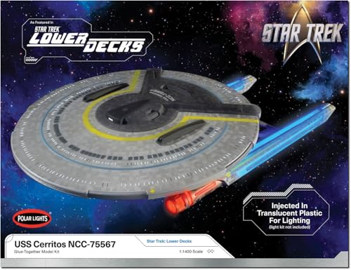Polar Lights Star Trek: Lower Decks U.S.S. Cerritos 1:1400 Scale Model Kit