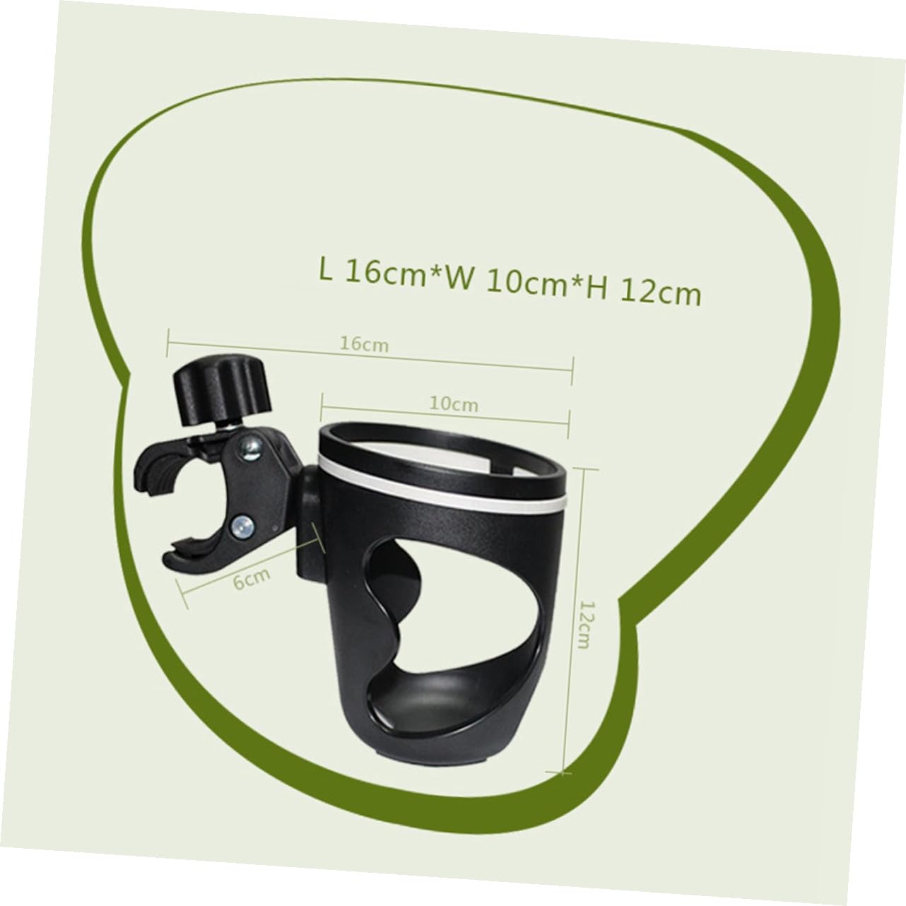 BESTonZON 2pezzi Supporto Per Bottiglie Da Passeggino Portabicchieri Per Carrozzine e Biciclette Design Multifunzionale Con Clip Antiscivolo Per Bottiglie Di Varie