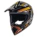 Produktbild Kinder Crosshelm Hot-Shot AHP  Motorradhelm für Kinder, ABS-Schale, robuster Kinderhelm für Downhill, Quad und Motocross, Orange, Größe M, 55  56 cm
