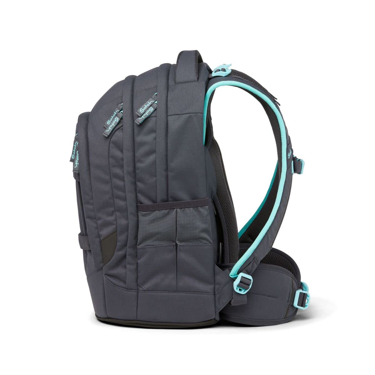 Satch Pack Schulrucksack Set 2tlg. mit Schlamperbox (Mint Phantom)