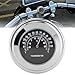 Termometro da manubrio Misuratore di temperatura per motocicletta facile da installare all'aperto per la decorazione della moto(Nero)