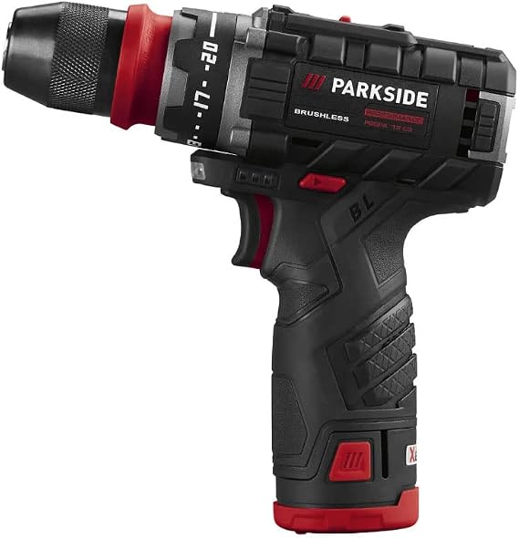 Parkside Performance® PBSPA 12 C3 Cordless Drill 12 Volt with 2 Speeds