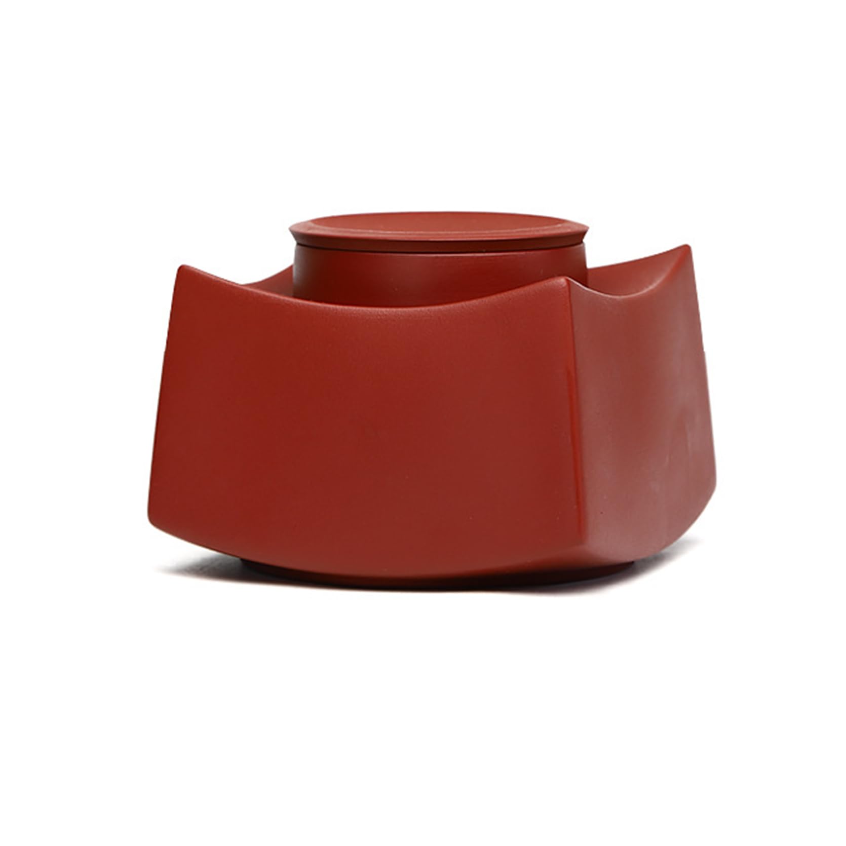 Czerwone słoiki imbirowe, z pokrywką, klasyczne fioletowe szklanki do piaskowania, szczelne przechowywanie herbaty, porcelanowa herbata Caddy, szklanka do świątyni z pokrywką, do domu, kawiarni
