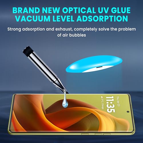 Image of FIRST MART UV Privacy Tempered Glass for Motorola G85 | Anti-Spy 9H Curved Screen Protector, Edge-to-Edge, Case-Friendly | 1 Pack