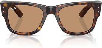 Ray-Ban RB0840sf Mega Wayfarer Low Bridge Fit Square Sunglasses