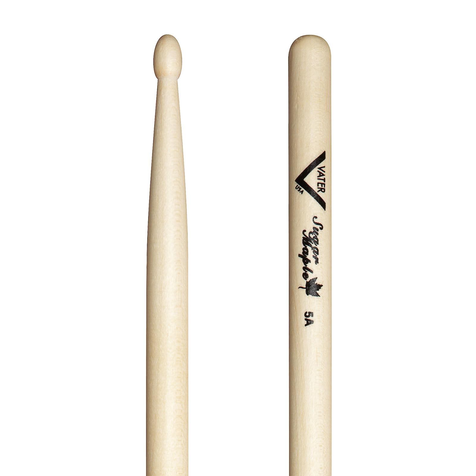 VSM5AW Maple 5A Sugar Maple 'Los Angeles' Wood Tip Drum Sticks