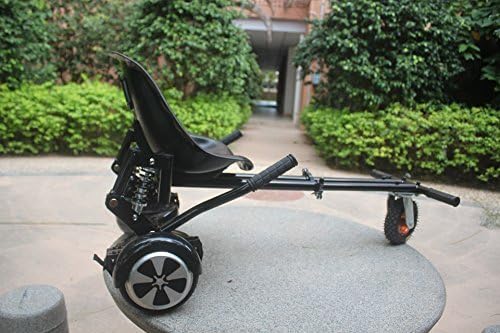 WorryFree Gadgets New Hoverkart Hoverboard Accessories Hovercart Go-Karting with Shockers- Off Road Fun with Hoverboard- 6inch Tire for 6.5" 8" 10" Hoverboard