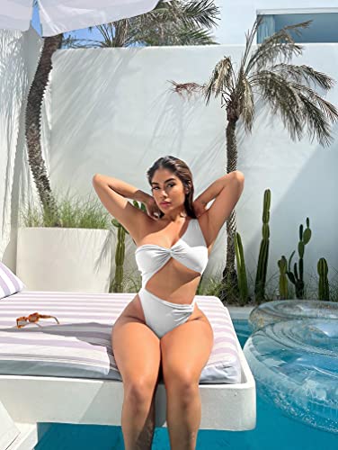 XXTAXN Women's Sexy Thong Cutout Monokinis Tie Beach One Piece Swimsuit Bathing Suit4