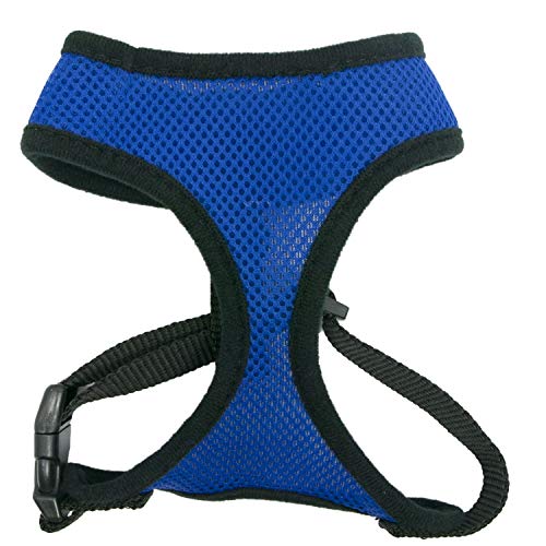 Image of Four Paws Comfort Control Dog Harness Blue Medium