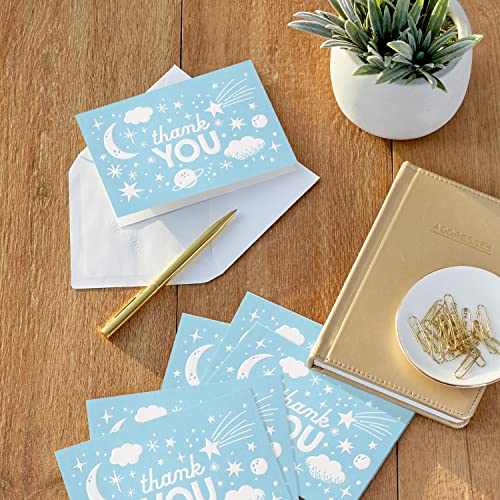 Hallmark Pack of Baby Shower Thank You Cards, Outer Space (20 Thank You Notes and Envelopes) - Image 3