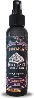 Black Canyon Black Currant Vanilla Scented Body Spray, 4 Oz