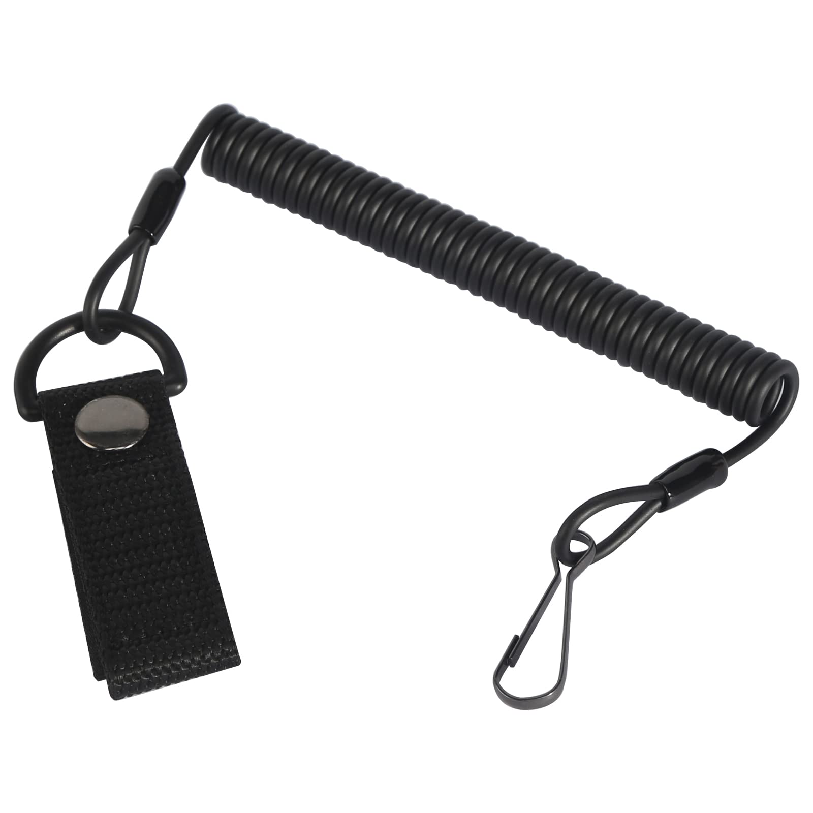 Paracord Tactical Lanyard, Spirale Schlüsselring Elastisch Angeln Lanyards, Tactical Lanyard Spiral SchlüSselanhänger Spiral SchlüSselanhänger Sicherungsseil für Angeln