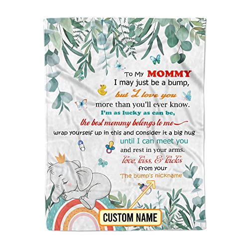 TEEMAN-Personalized-Mommy-to-Be-Gifts-for-1st-Time-Mom-2023-Mother-to-Be-Gifts-First-Time-Mothers-Day-Blankets-and-Throws-for-Bed-Office-and-Couch-for-Mom-to-Be