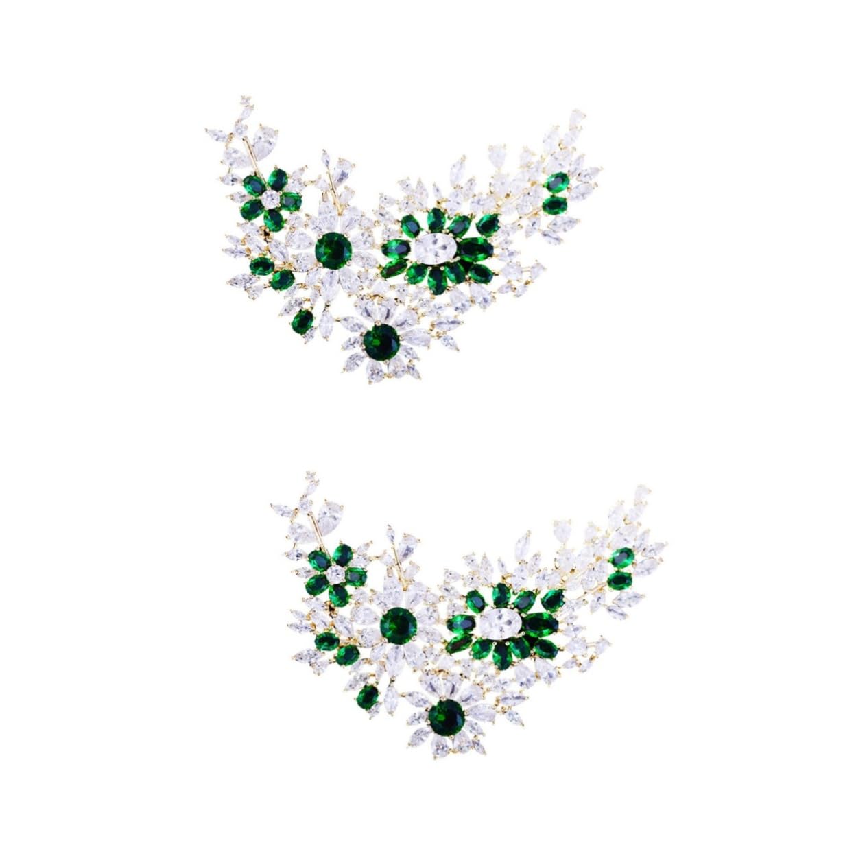 spilla da appendere mujer lady green woman corpetto spilla splendente spilla zircone