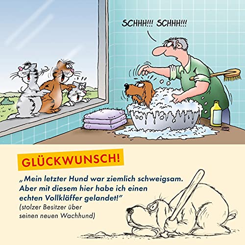 Uli Stein für Tierfreunde: Viel Spaß mit Hunden: Lustiges Geschenkbuch mit satirischen Cartoons für Hundebesitzer und Tierliebhaber