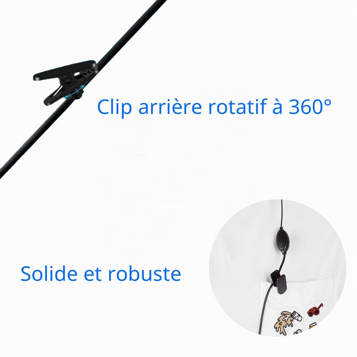 Retevis Talkie Walkie Écouteur, Forme G Casque à Crochet d'oreille, Oreillette Compatible avec BaoFeng JUCJET Kenwood RT24 RT27 RT668 RT619 Convient pour la Sécurité, Les Concours etc(2 Pcs)