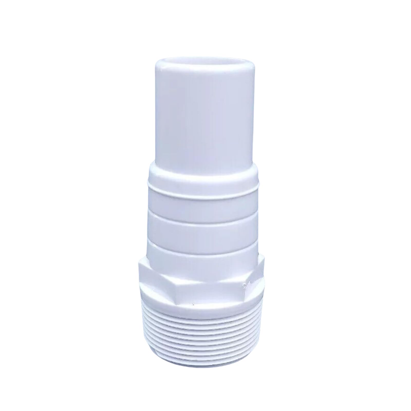 Damyprd White 1-1/2 Threaded Swimming Pool Filter Hose Tappered Fitting