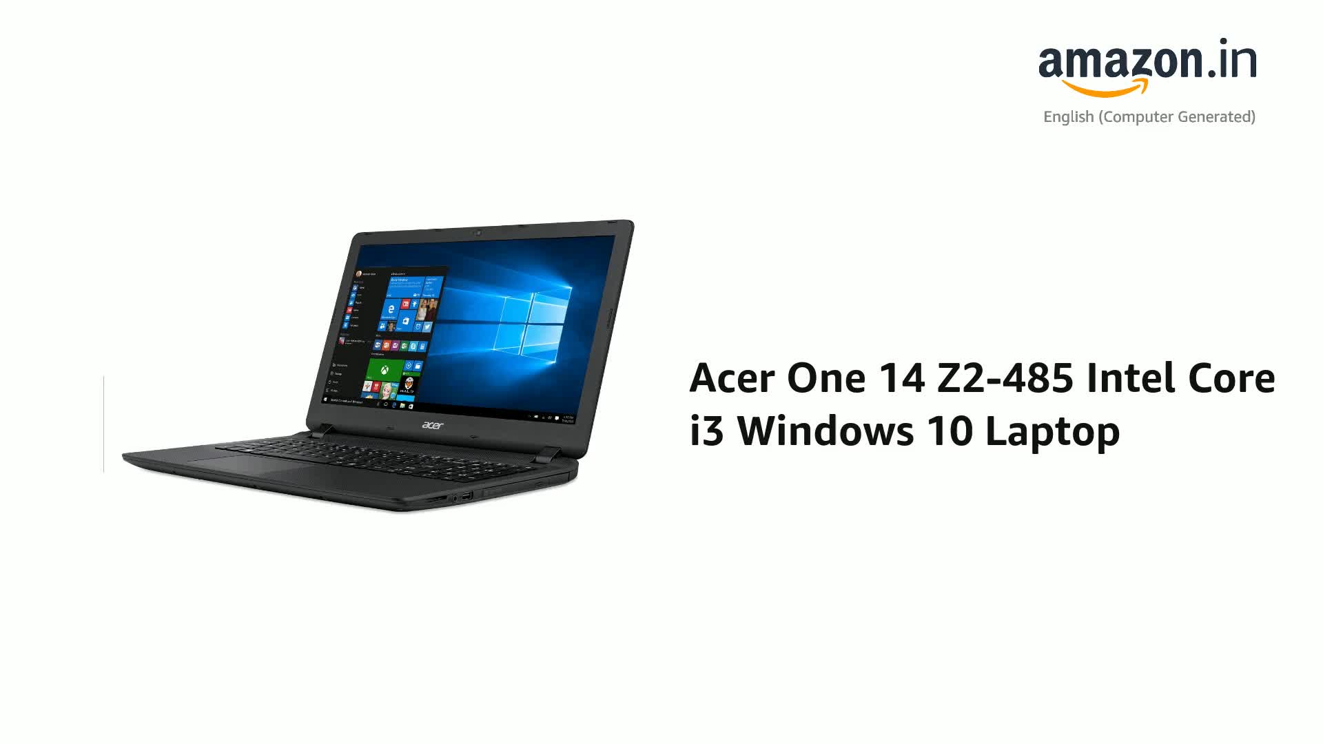 Acer One 14 Z2-485 Intel Core i3 Windows 10 Laptop : Amazon.in