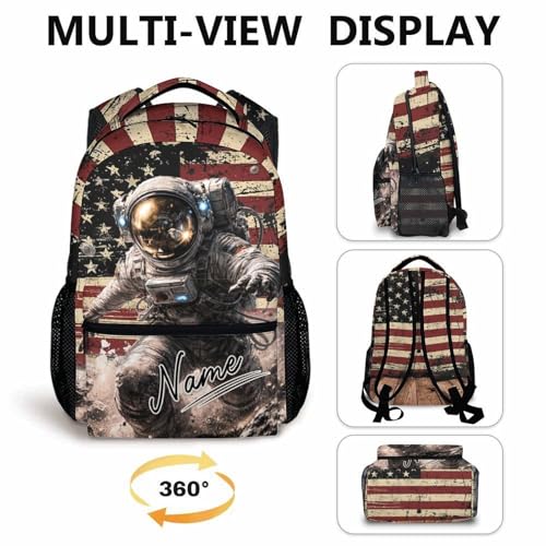 Personalized Kids Boys Backpack Astronaut Bookbag for School Casual Travel, Custom School Bag for Kindergarten Elementary Middle - Image 7