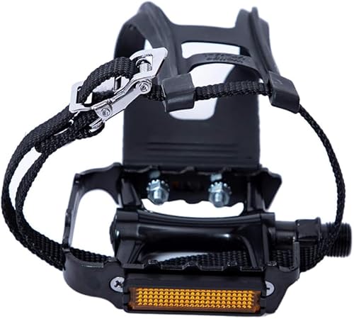 Miniatura 2 de Pedal de bicicleta de montaña, pedal de bicicleta de aleación de aluminio adecuado para BMX MTB 916 "con clip para el dedo, adecuado para bicicletas