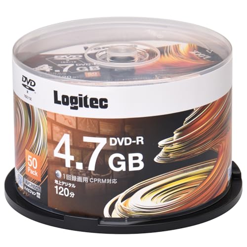Amazon.co.jp: ロジテックダイレクト DVD-R CPRM対応 1回記録用 録画用