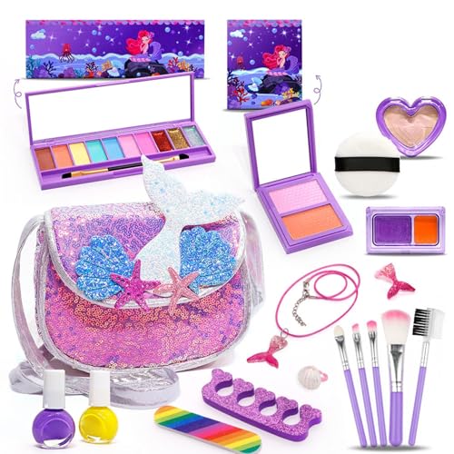 Maquillaje infantil con rubor para tardes de juegos y disfraces de niñas en casa