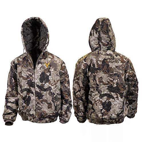 Image of HOT SHOT Men's Insulated Twill Camo Hunting Jacket, Camo with Cotton Shell, for cold weather, bird and deer hunting