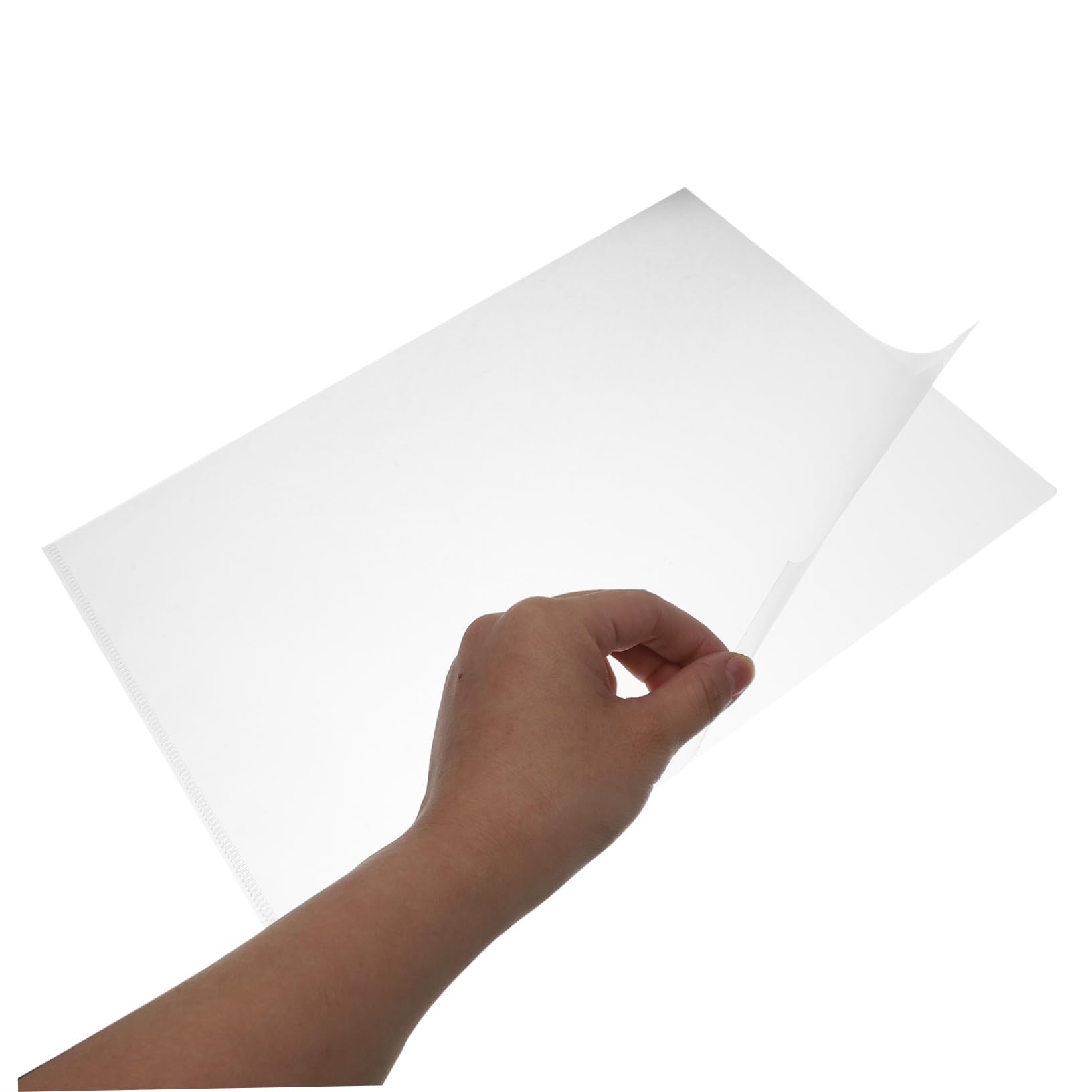 jojofuny 100stücke Klarsichthüllen Transparente Dokumentenmappen aus Kunststoff Papierhüllen Aktenschutzhüllen für Ordner Aufbewahrungslösungen für Scrapbooking-materialien