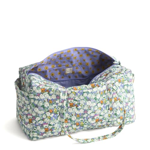 Vera Bradley Women's Premium Cotton Large Original Duffel Bag, Peanuts Pals, One Size2