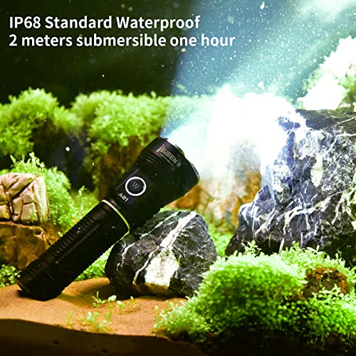 Wuben A21 Led Rechargeable Super Bright Flashlight 4200 High Lumens Ip68 Waterproof Brightest Lamp For Outdoor #TOP4