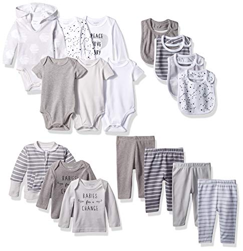 Image of Hanes Ultimate Baby Flexy-17 Piece Cool Weather Essentials Set
