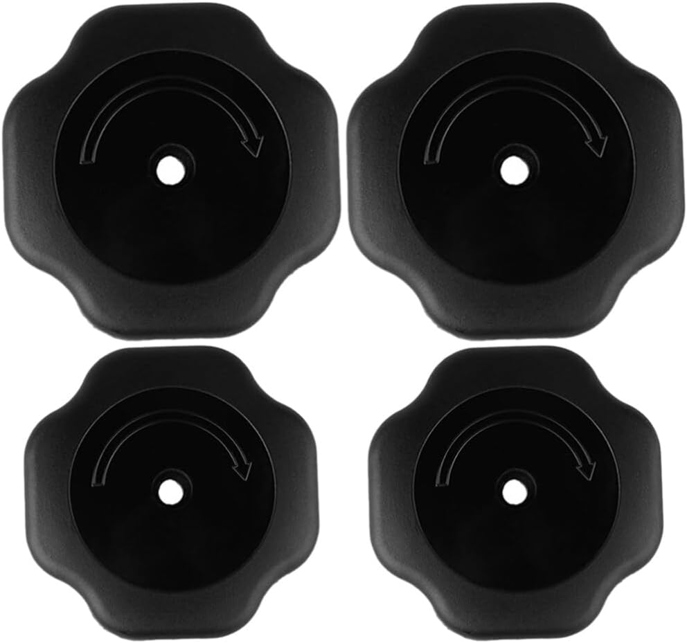 Kichvoe Pressure Cooker Cover Knobs Replacement Pot Lid Handle Knob for Pressure Cooker Part Simple to Install Heat-Resistant 4 Pcs for Universal Pot Lid