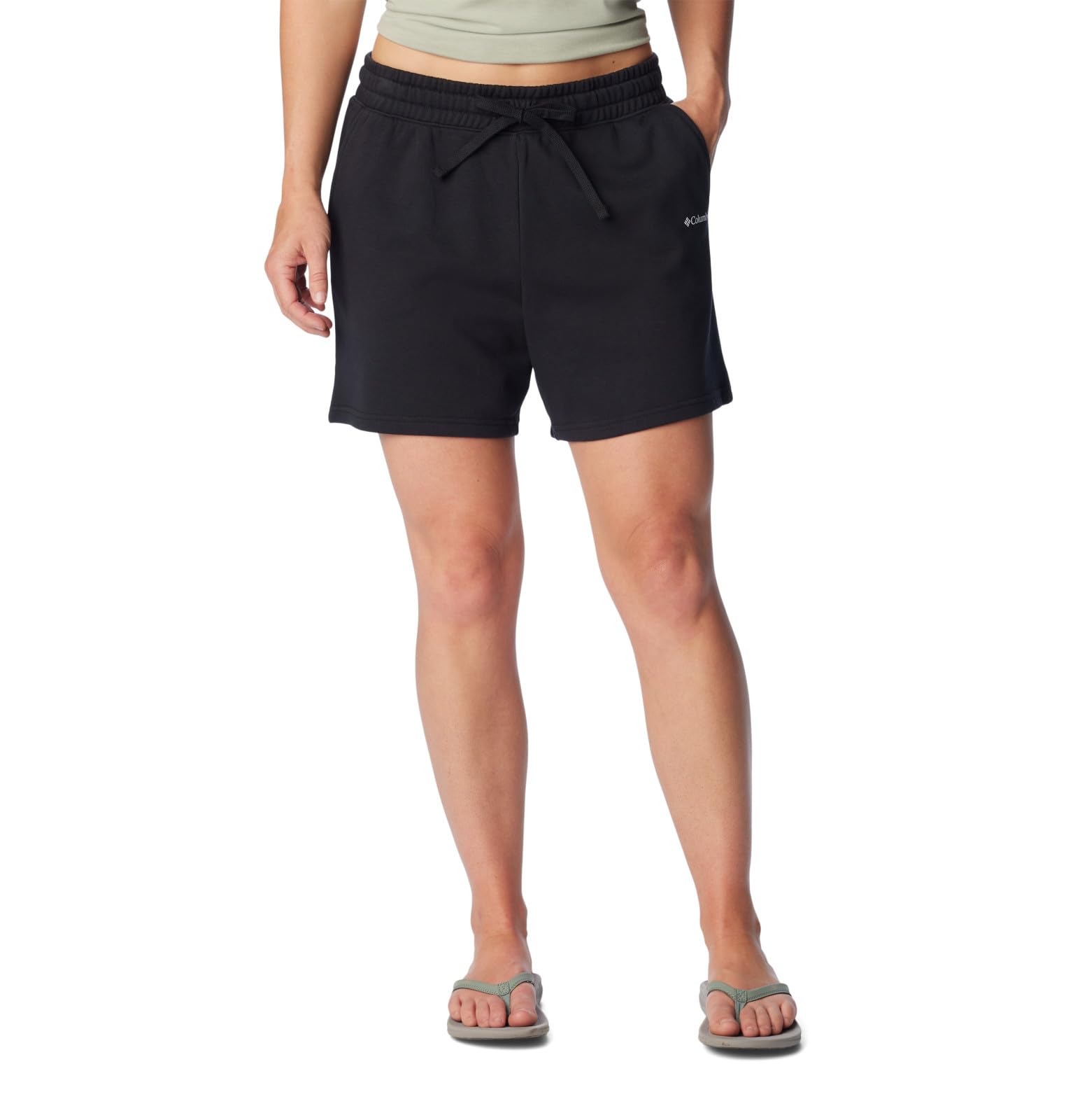Columbia Women's Trek French Terry Short, Black, S